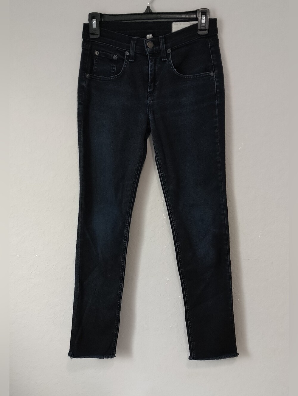rag & bone High-Rise Women's Jeans - Coal Black Denim